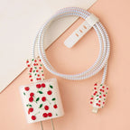 Cute Tulip Fast Charger Protector for iPhone 18W-20W