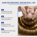 woman gently applying hair growth serum directly to hairline to stimulate follicles and reduce shedding