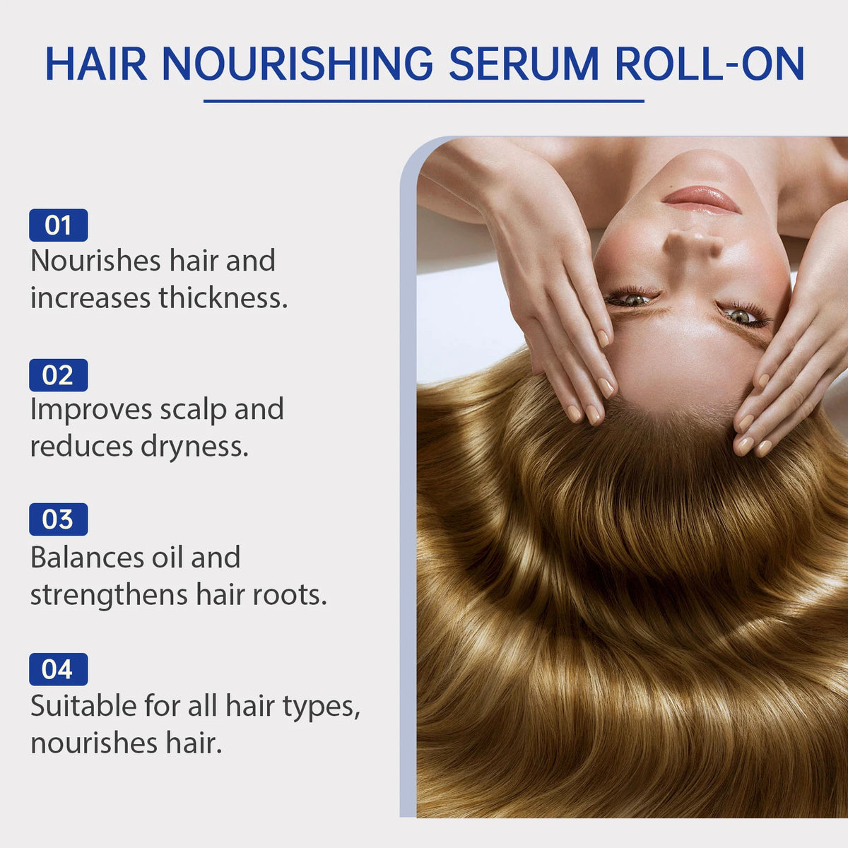 woman gently applying hair growth serum directly to hairline to stimulate follicles and reduce shedding