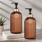 Reusable Dish Soap Dispenser Bottle Hand Press Liquid Soap Pump for Kitchen