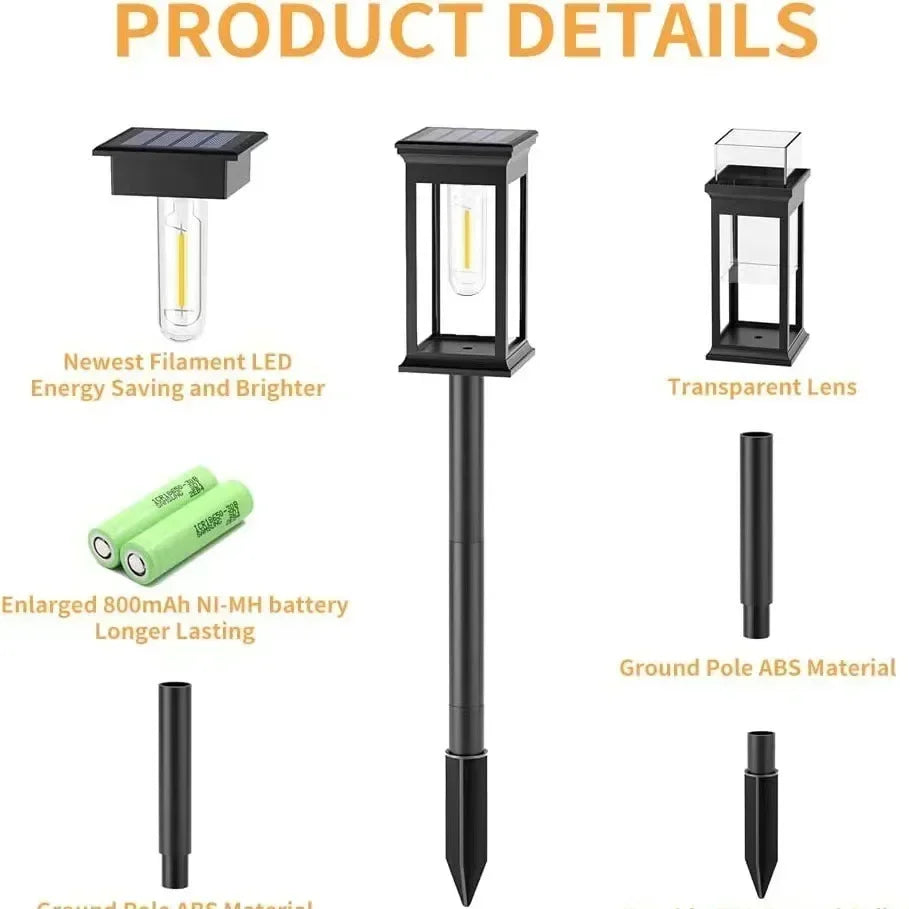 Waterproof Solar Pathway Lights
