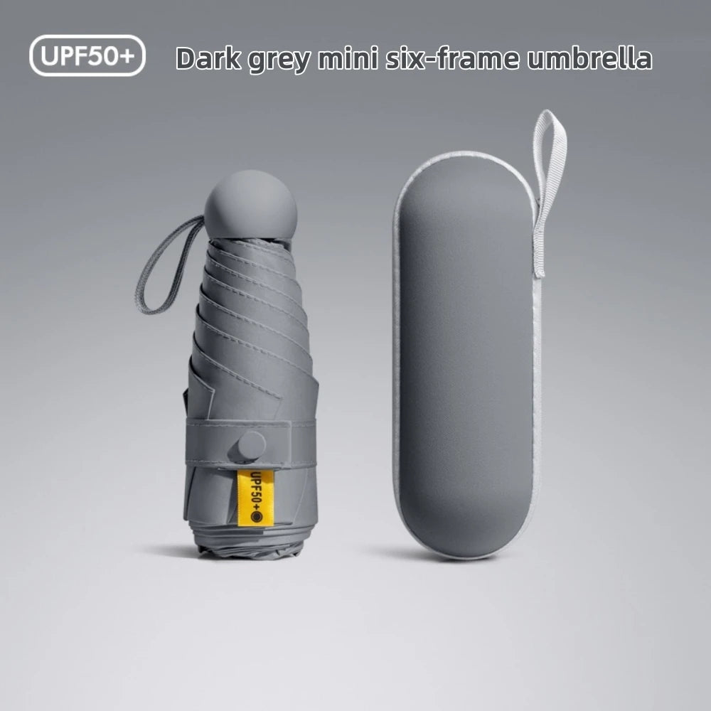Buy Anti-UV Mini Umbrella with 6 Reinforced Ribs