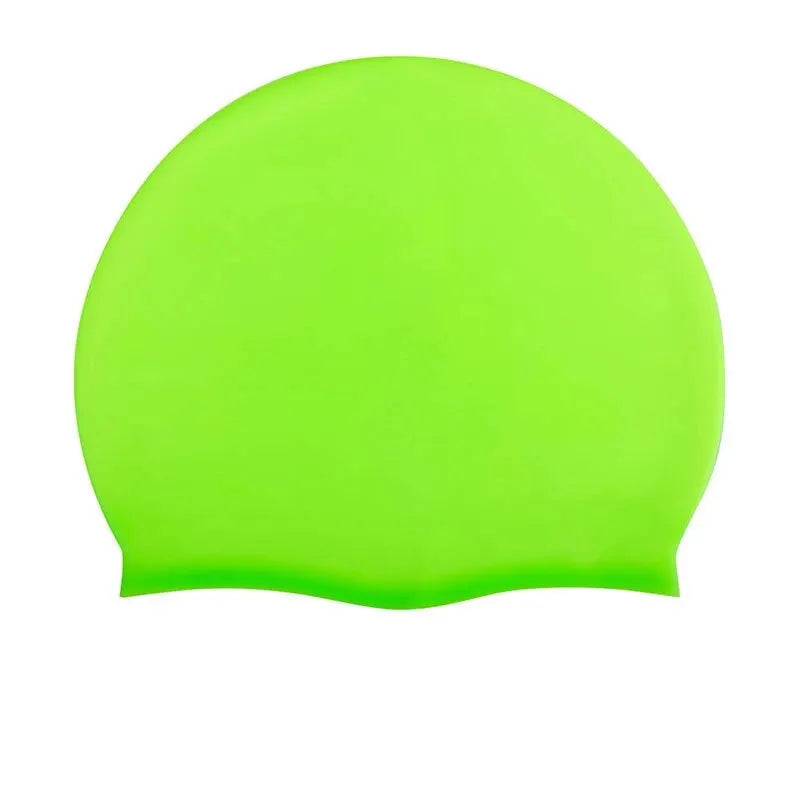 Large Silicone Swimming Cap Waterproof Ear Protection for Long Hair