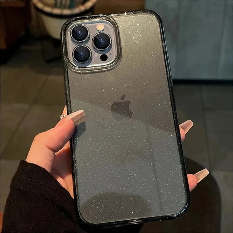 Luxury Bling Glitter Clear Case for iPhone 17 16 15 14 13 12 Pro Max