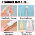 Sponge Bottle Brush Long Handle Cup Cleaner