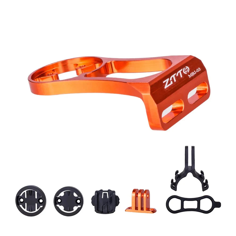 Bike Stem Computer Mount GPS GoPro Light Holder MTB Road Bracket