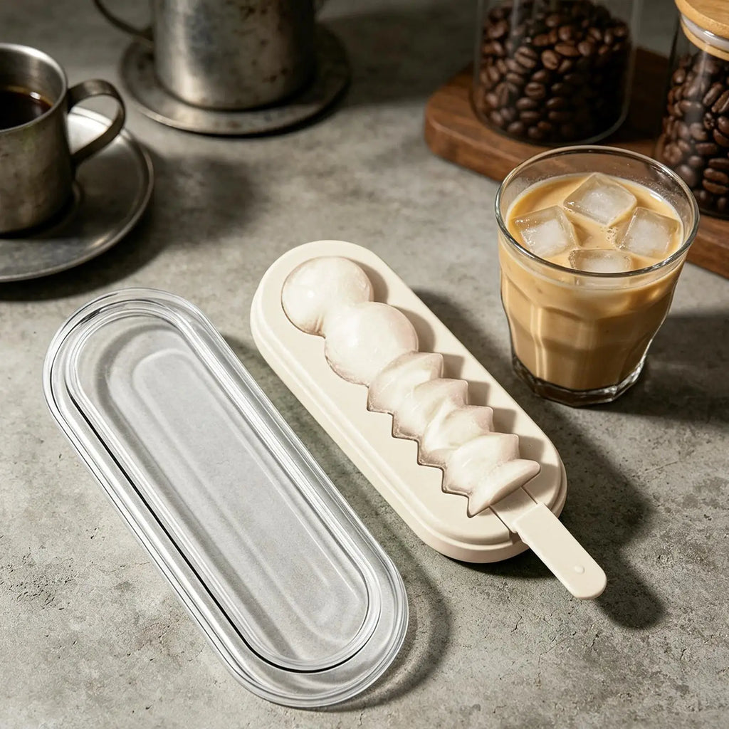 Silicone Ice Cream Stick Mold – Reusable DIY Ice Cream & Ice Ball Maker