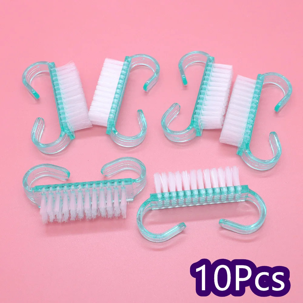 Acrylic Nail Art Brush Set Dust Removal Cleaning Manicure Tools