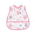 Cartoon EVA Waterproof Baby Bib with Pocket Feeding Apron