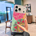 Indian Mandala Silicone Soft Case for iPhone 17 16 15 14 Pro Max Cover
