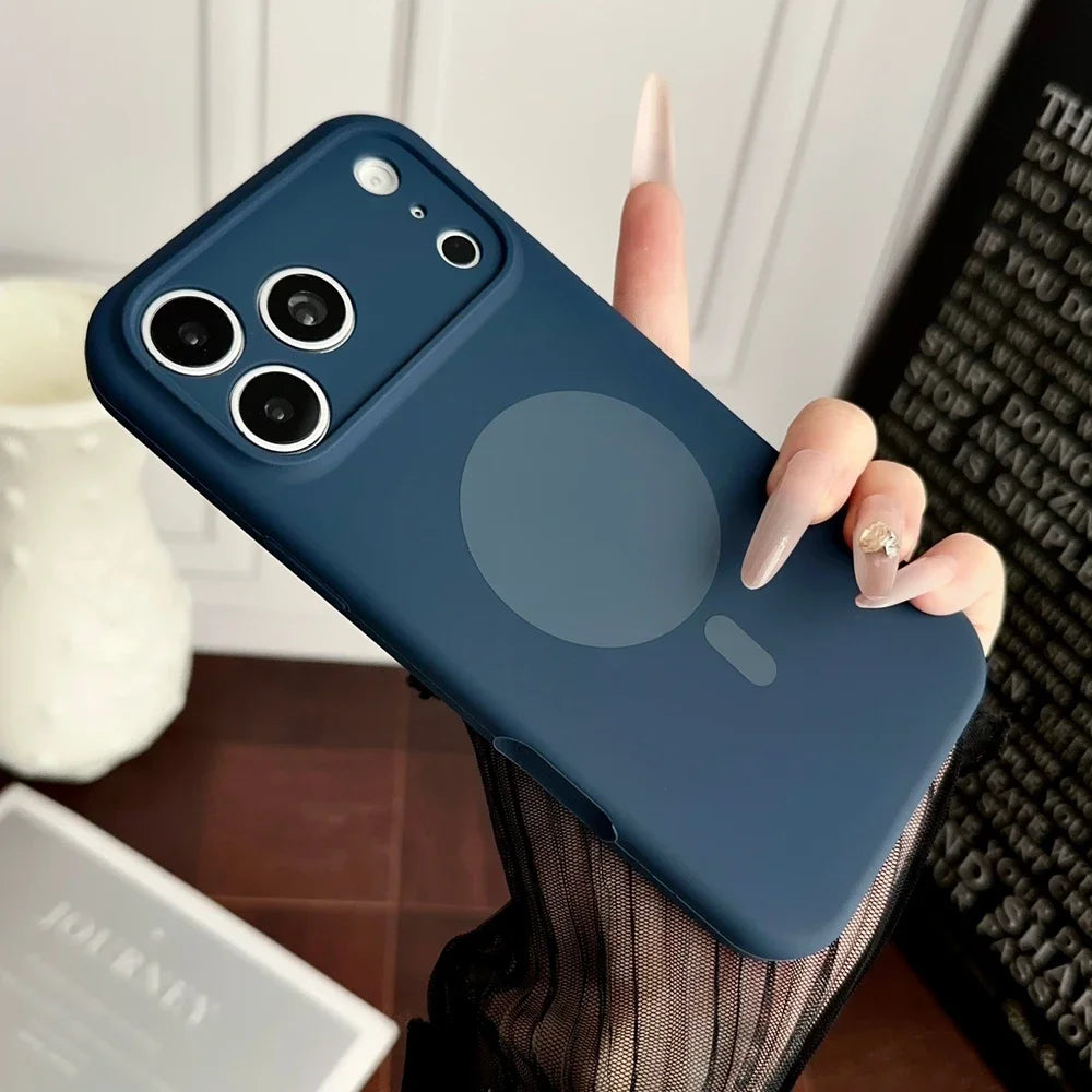 Liquid Silicone iPhone Case - Soft Colour Shockproof Cover
