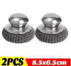 Stainless Steel Pot Brush Heavy-Duty Dish Scrubber