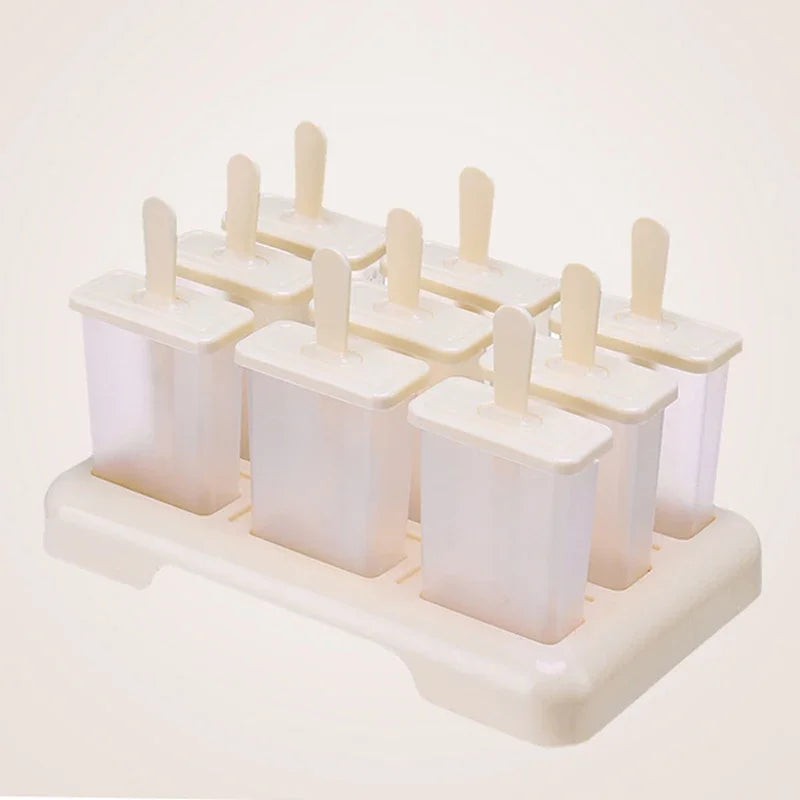 Ice Cream Popsicle Mold – Silicone Ice Cube Tray for Homemade Frozen Treats