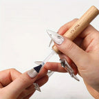 Professional Nail Art Brush Set Wooden Grip Gel Polish Painting Tools