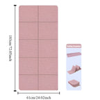Foldable TPE Yoga Mat Eco Friendly Travel Non-Slip Pilates Workout