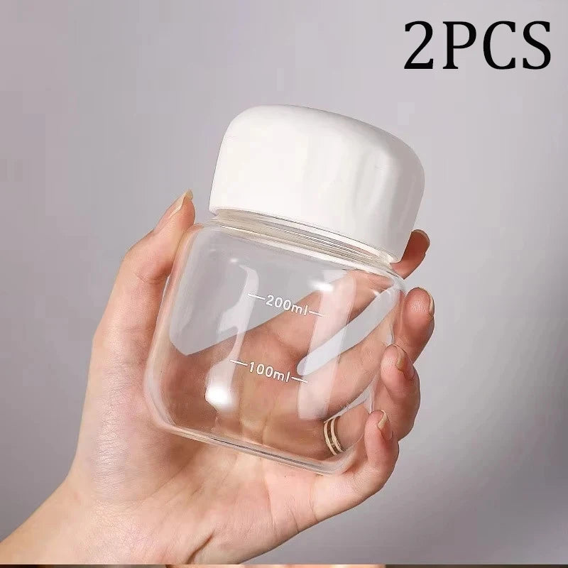 300ml Small Water Bottle Portable Leakproof Plastic Drinking Cup