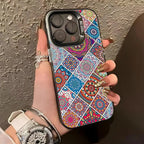 Iridescent Mandala TPU Case for iPhone 17 16 15 14 13 12 Pro Max Cover