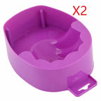1/2PC Hand Soak Bowl Nail Care & Manicure Spa Tool