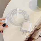 Cartoon Flower iPhone Charger Cover 18W/20W