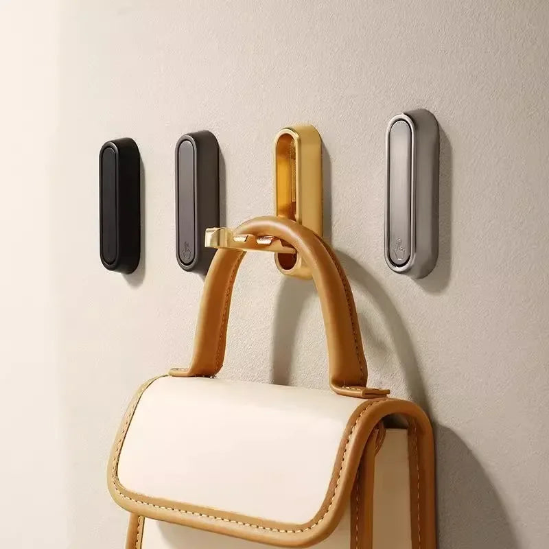Folding Wall Hook Stainless Steel Towel & Coat Hook Set