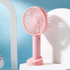 Mini Portable USB Fan UK Rechargeable Handheld Desk Cooler