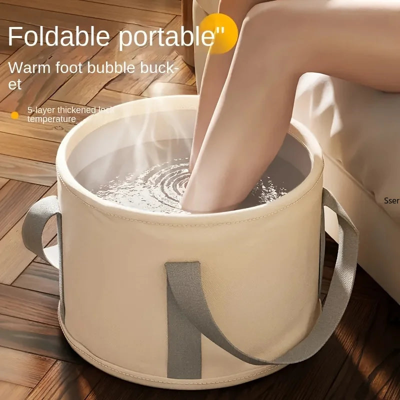 Foldable Foot Soak Bath Tub Portable Foot Spa Bucket UK