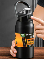304 Stainless Steel Thermos Bottle with Straw 800-1500ML