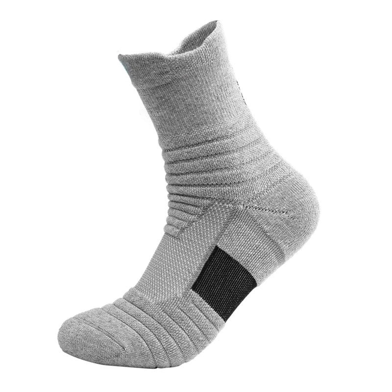 Anti-Slip Football Socks Men Breathable Cotton Soccer Socks 3 Pairs