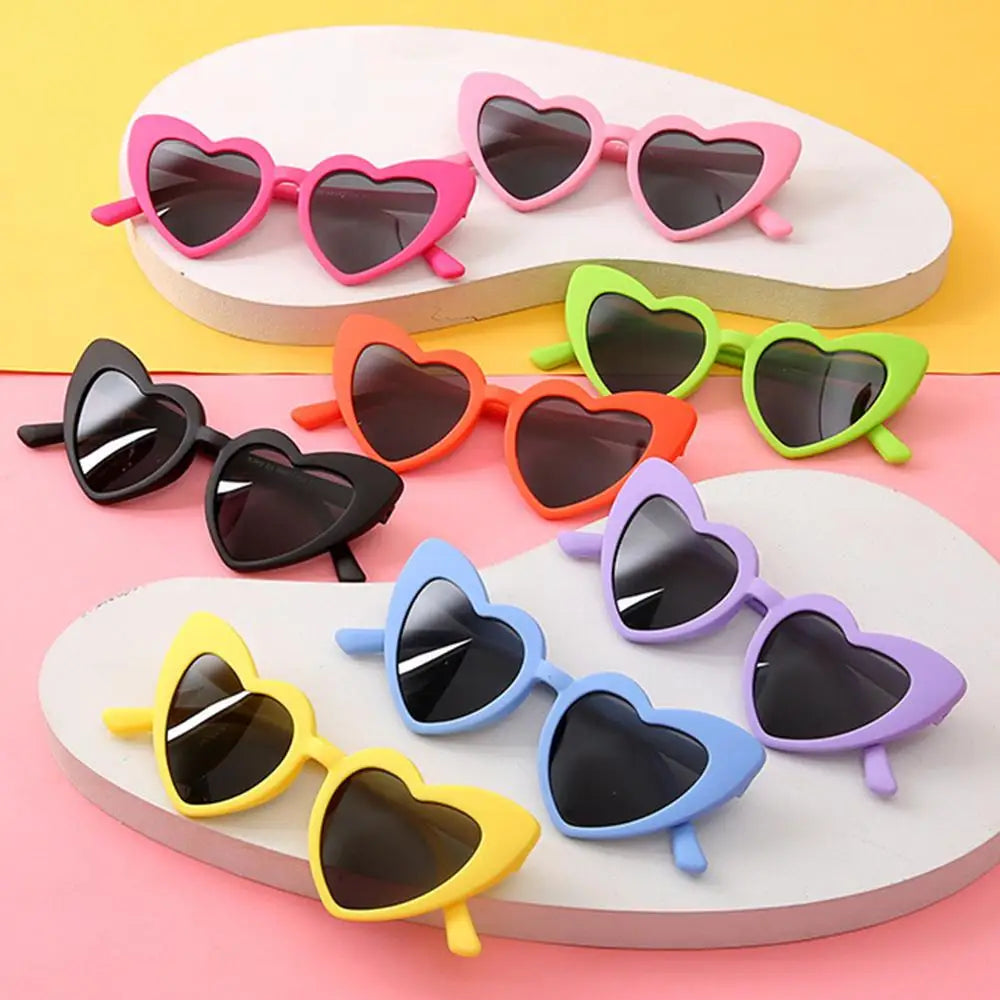 Heart-Shaped Kids Sunglasses | Vintage Toddler Eyewear 3–9 Years Secondary image