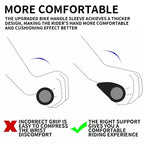BUCKLOS Ergonomic Extended Bar MTB Handlebar Grips