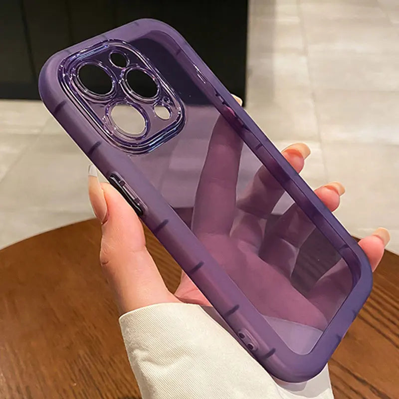 Clear Shockproof Bumper Silicone Case for iPhone 16 15 14 13 Pro Max