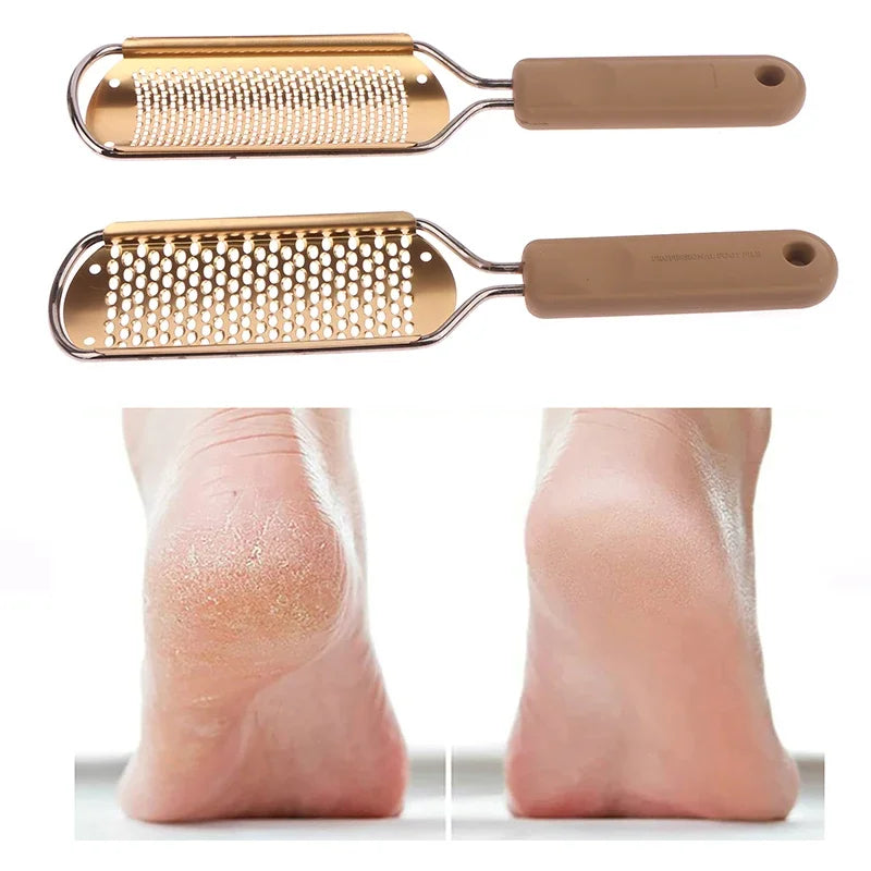 304 Stainless Steel Foot File Callus Remover for Smooth Soft Feet