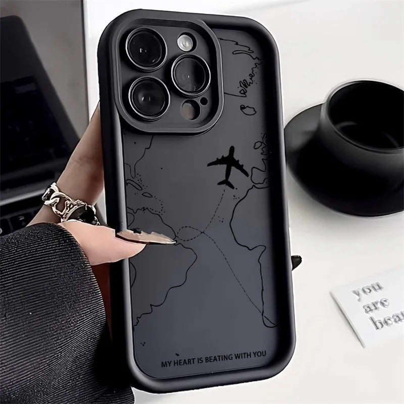 Graffiti Silicone Case for iPhone 16 15 14 13 12 11 Pro Max