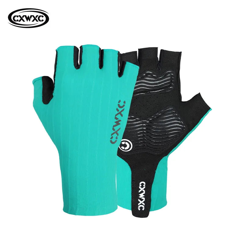Half Finger Cycling Gloves Breathable Anti Slip MTB Wrist Support