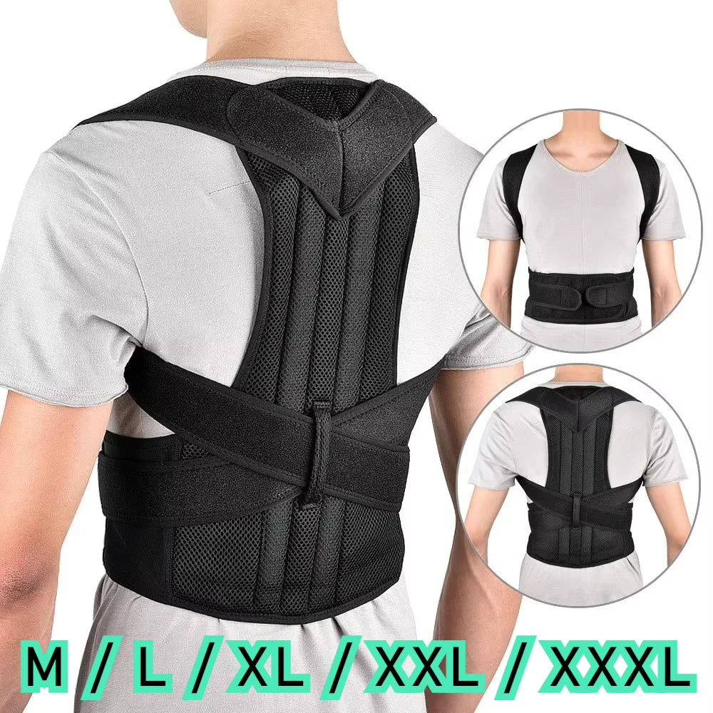 Reinforced Posture Corrector Vest Back Brace Shoulder Support