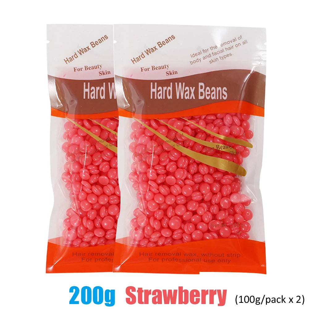 Brazilian Hard Wax Beans 50g Painless Body Hair Removal Wax