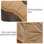 Fingerless Tactical Gloves Padded Breathable MTB Climbing Gloves