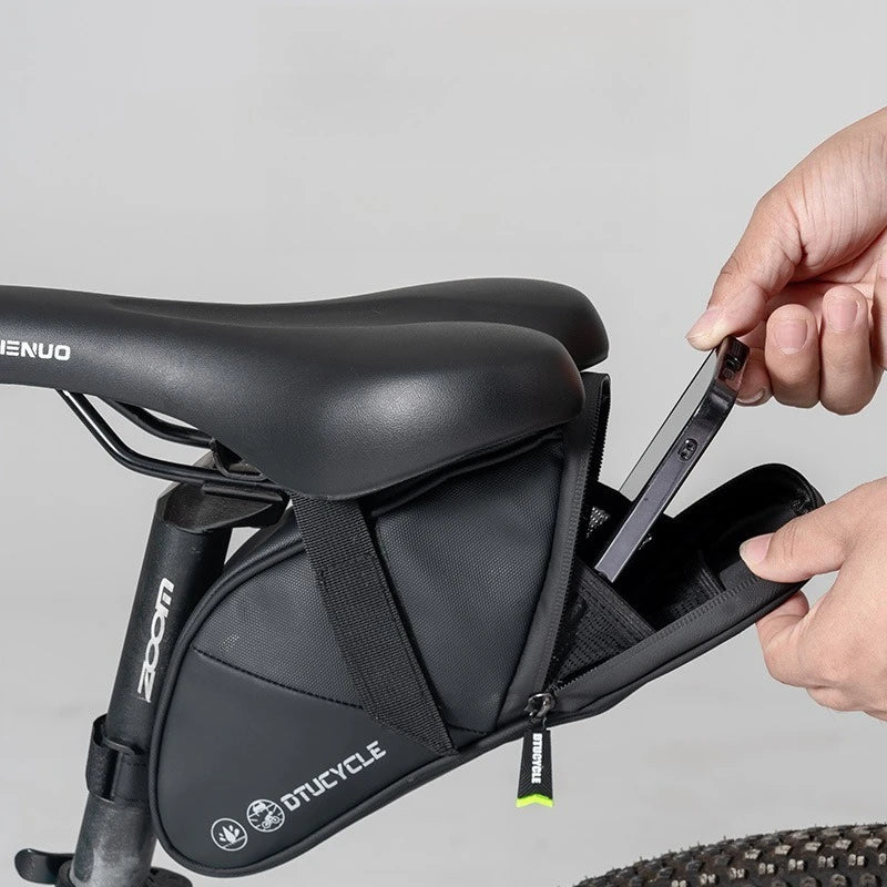 Waterproof Bike Saddle Bag Reflective Under Seat Cycling Pack Secondary image
