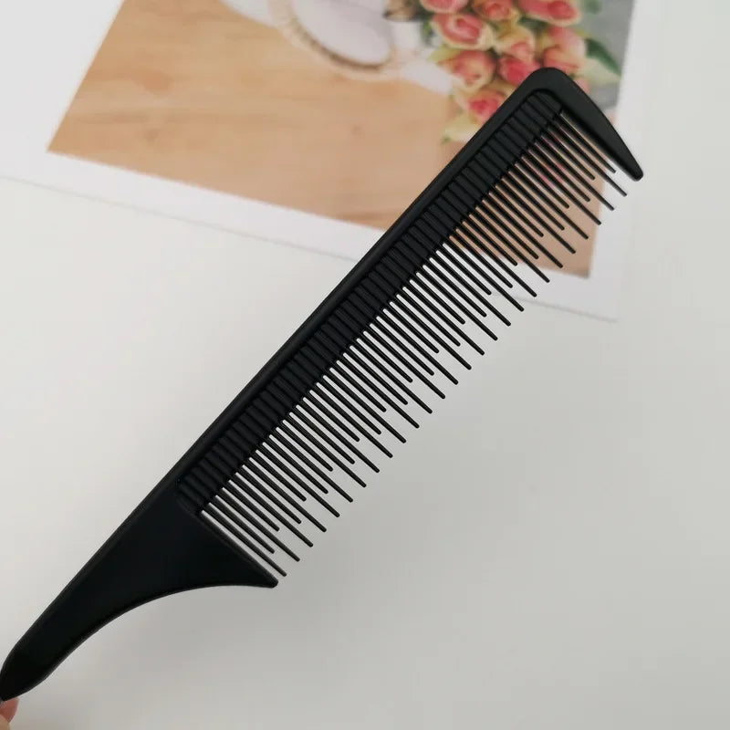 Rat Tail Comb | Fine Tooth Stainless Steel Salon Comb