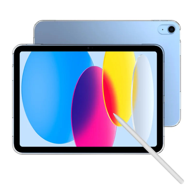 Ultra Thin Clear Soft Silicone case for iPad A16 10th Air 4 5 Pro 11