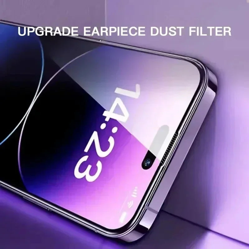 4K Tempered Glass Screen Protector for iPhone with Easy Alignment Kit