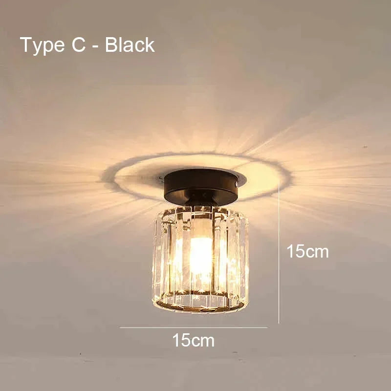 Nordic LED Acrylic Ceiling Lamp 3 Color Home Light