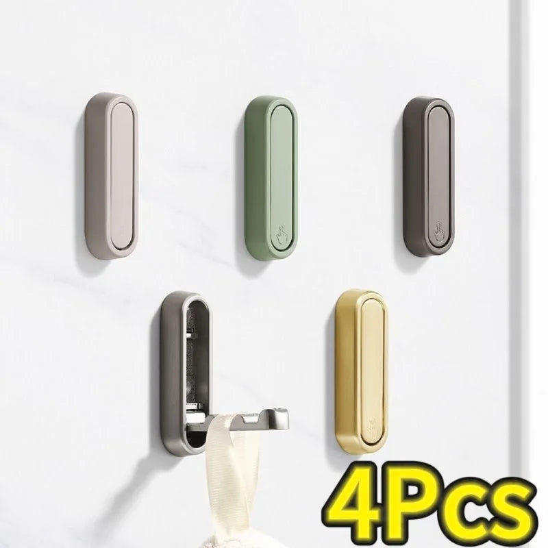 Folding Wall Hook Stainless Steel Towel & Coat Hook Set Secondary image