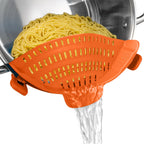 Silicone Pot Strainer Clip-On – Adjustable Kitchen Strainer for Pots & Pans