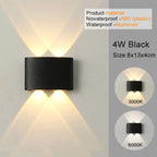 Modern LED Wall Sconce Up Down Indoor Outdoor Light