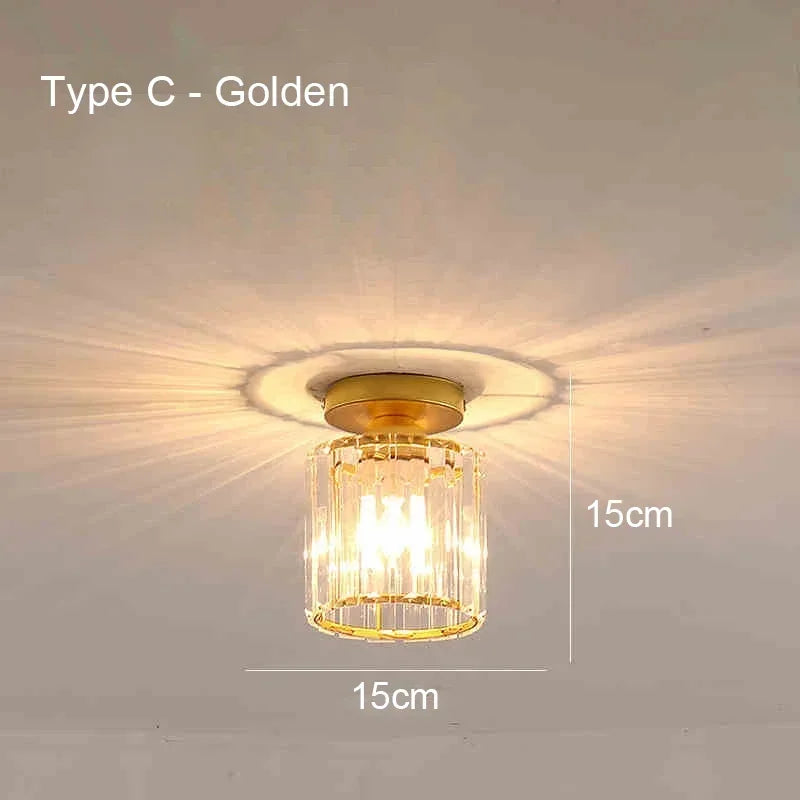 Nordic LED Acrylic Ceiling Lamp 3 Color Home Light