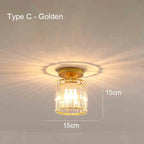 Nordic LED Acrylic Ceiling Lamp 3 Color Home Light