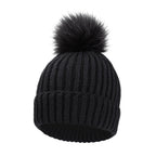 Big Pompom Baby Winter Hat Cute Knitted Beanie for Newborns