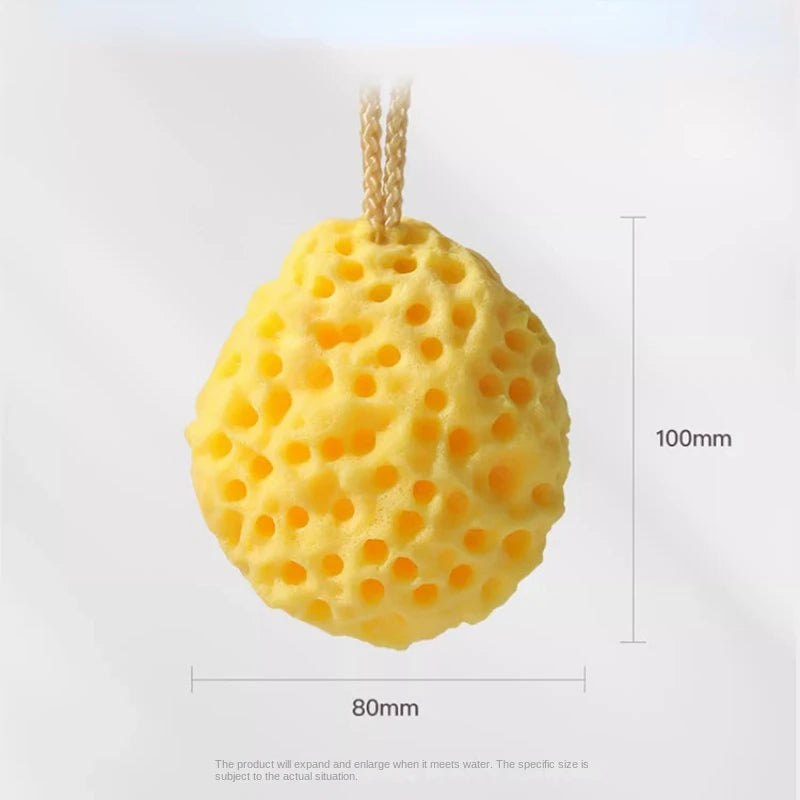 Cheese Bath Ball Super Soft Honeycomb Baby Bath Sponge
