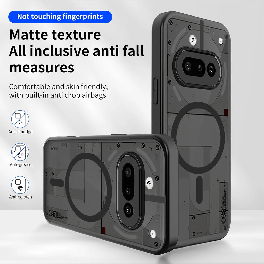 MagSafe Clear Case for Nothing Phone 2a Plus 3 3a 4a CMF Phone 1 2 Pro